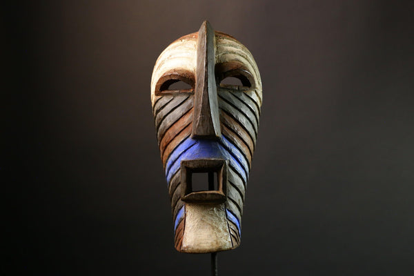 African Authentic Songye Kifwebe Mask Central African Tribal Art from Congo & Zambia Unique Decor G3563