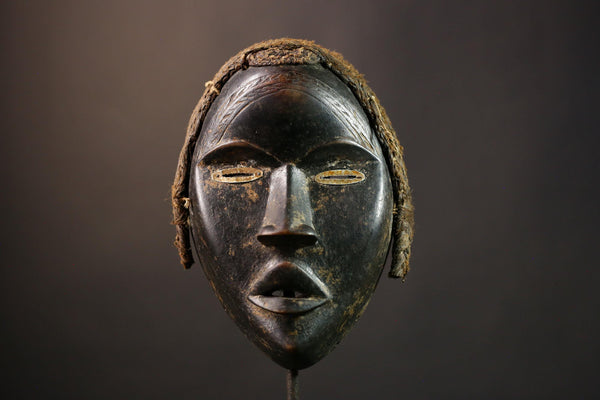 African Tribal Face Mask Antique Dan Mask Unique Wall Decor Piece Artisan Crafted for Home Decor and Cultural Enthusiasts-G1993