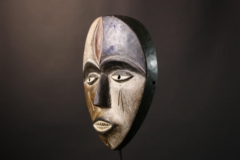 Authentic African Nigerian Igbo Wood Carved Spirit Mask Unique IGBO Tribal Masks for Exquisite Wall Art & Cultural Home Decor -G1986