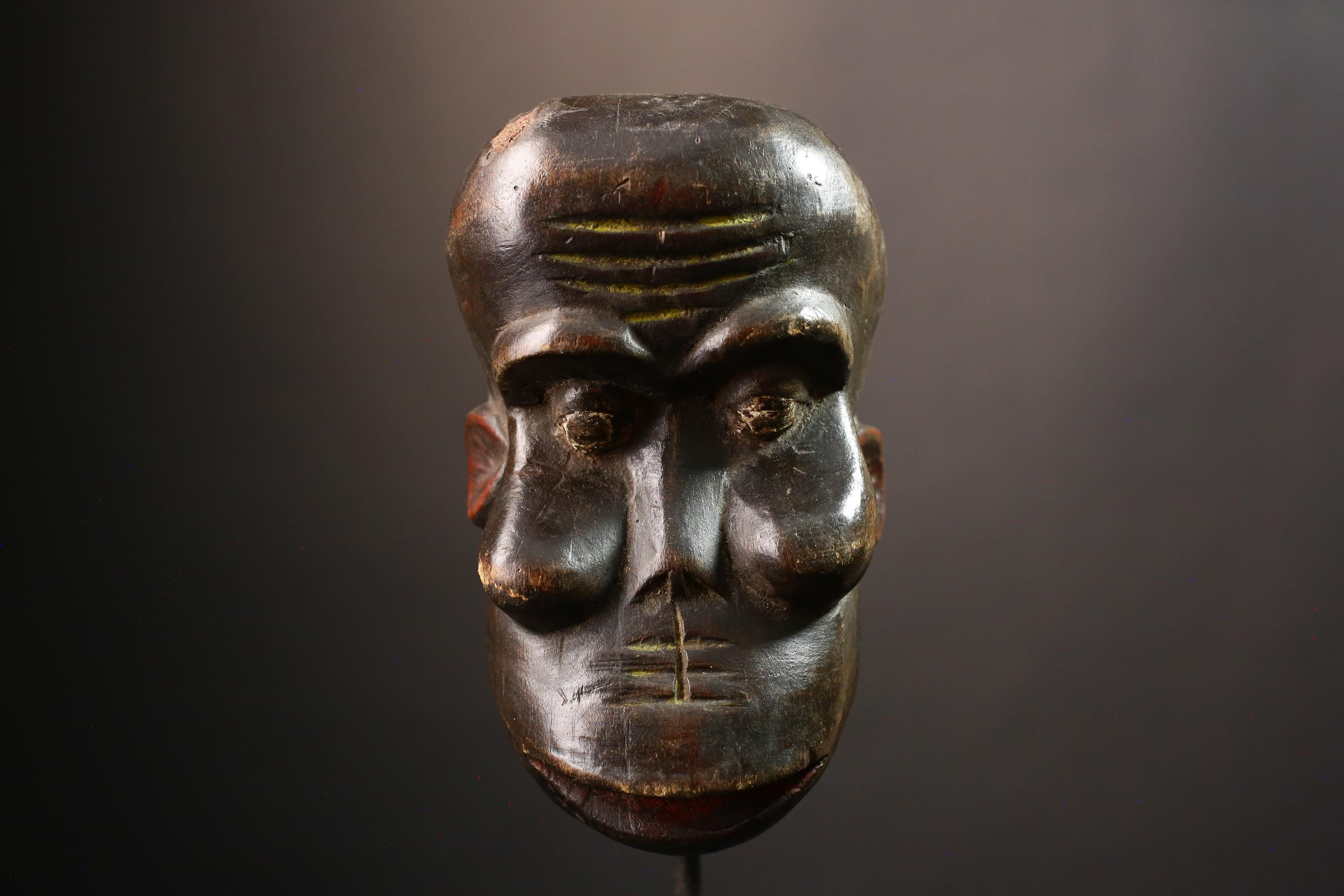 African Exquisite Igbo Tribal Wood Masks Hand Carved Home Wall Decor Unique Cultural for Stylish and Authentic Interior Design -G3618