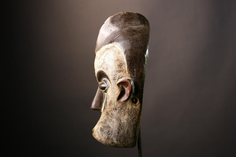 African Exquisite Igbo Tribal Wood Masks Hand Carved Home Wall Decor Unique Cultural for Stylish and Authentic Interior Design -G3604