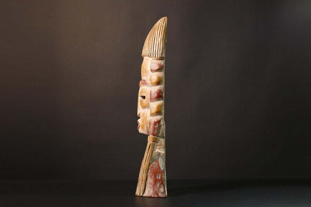 African Tribal Home Decor Hand-Carved Wooden Mbete Figure Exquisite Art Statue for Cultural Collection and Distinctive Interior Design -6264