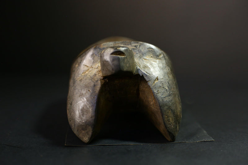 African Senofu Stool Vintage Hand-Carved Wood Tribal Decorative Art Piece -G3863