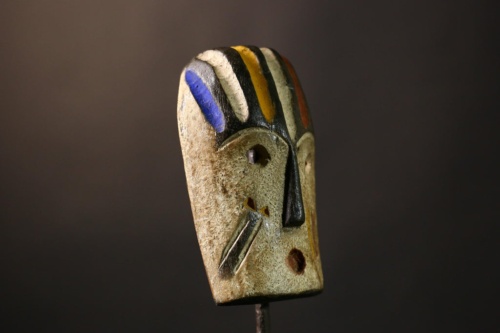 African Authentic Lega Mask Congo Bwami Wall Décor Unique Handcrafted Masks for Cultural Home Decoration-G3640