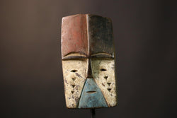 African Authentic Lega Mask Congo Bwami Wall Décor Unique Handcrafted Masks for Cultural Home Decoration-G3638