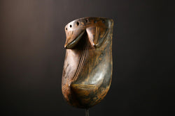 African Mask Makonde Body - Unique Handcrafted Wooden Sculpture from Tanzania, Tribal Art Decor for Home, Cultural Collectibles-G3676