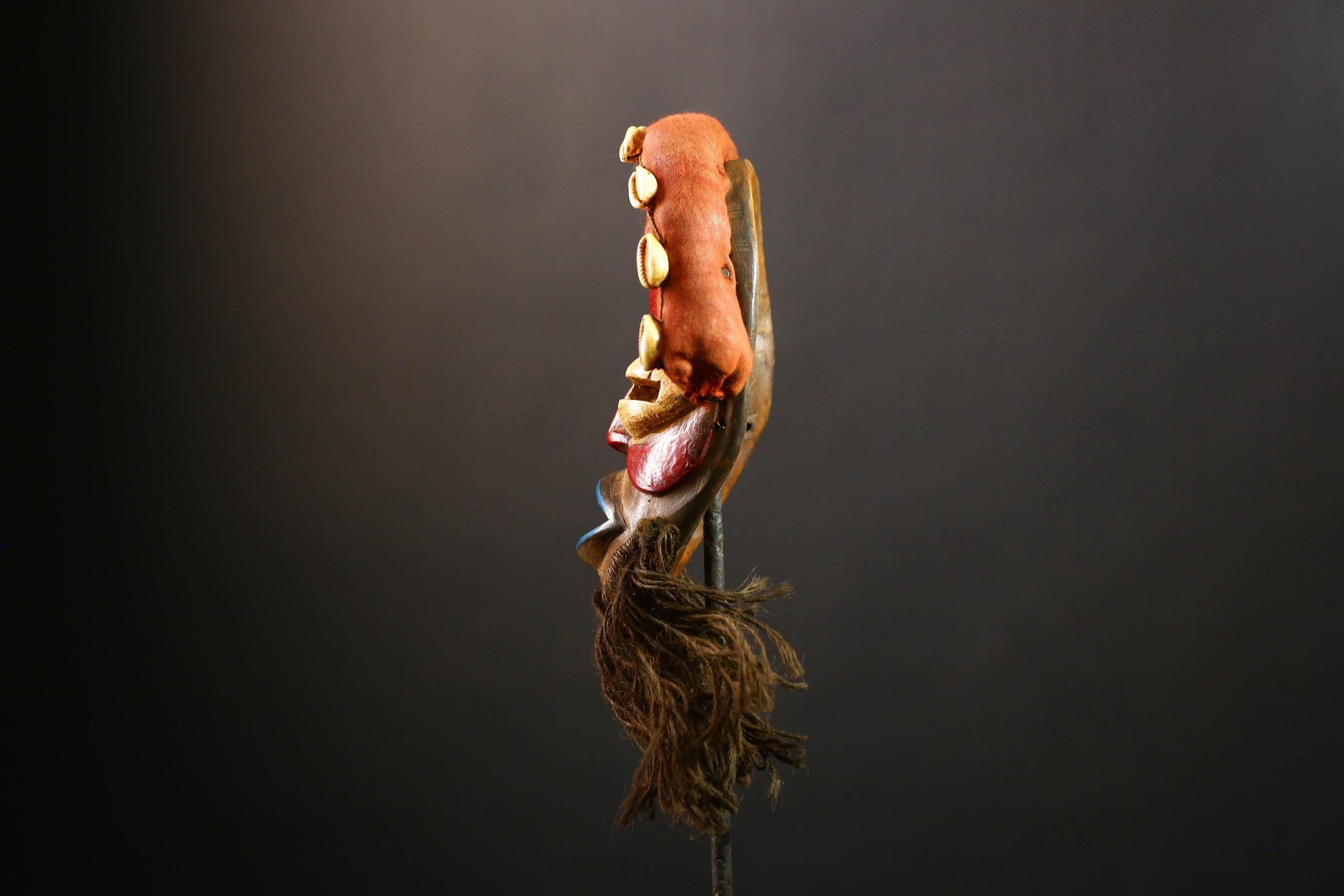 African Mask Handcrafted Dan 'Dean Gle' - Unique Cultural Wall Art Decor, Tribal Sculpture for Home, Artisan Collectible Piece-G3673