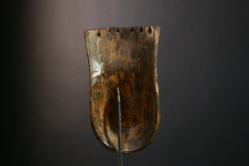African mask Antique Makonde Belly Mask Art from Tanzania Unique Wall Hanging Decor Piece for Home Display-G3752