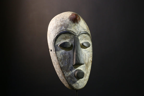 Africana Mask - Unique Bwami Tribal from Congo, Handcrafted Wall Art, Ethnic Home Decor, Cultural Sculpture Collectible-G2100