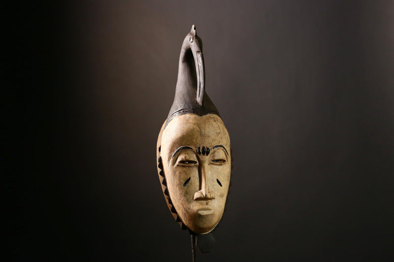 African Baule Mask Handcrafted Wall Art | Unique Home Decor | African Masks for Wall | Cultural Sculpture for Collectors-G4039