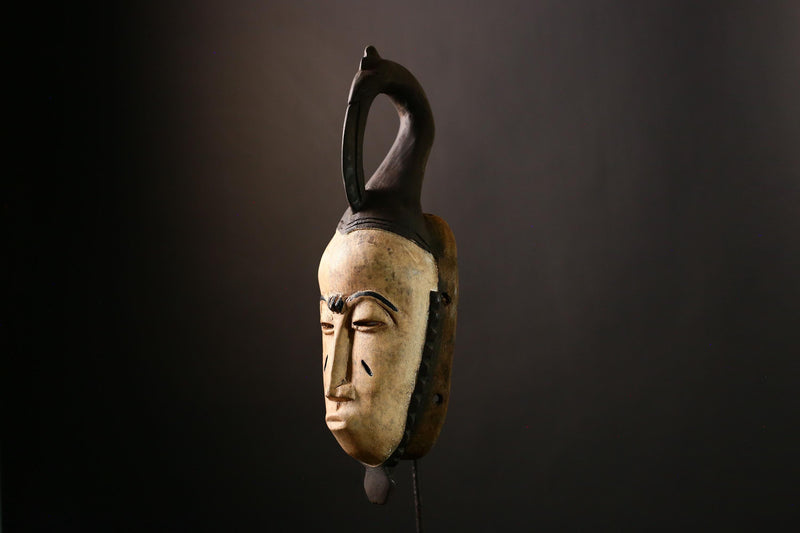 African Baule Mask Handcrafted Wall Art | Unique Home Decor | African Masks for Wall | Cultural Sculpture for Collectors-G4039