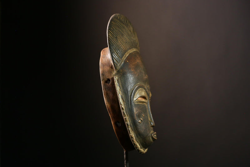 African Baule Mask Handcrafted Wall Art | Unique Home Decor | African Masks for Wall | Cultural Sculpture for Collectors-G4035