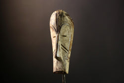 African Mask - Early Fang Tribal Mask from Gabon - Handcrafted Wooden Wall Decor Art for Unique Home Accent and Cultural Collection-G3807