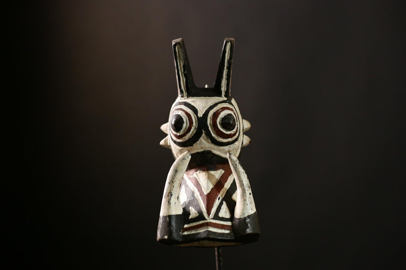 African Bush Pig Mask Face Mask Bwa Kurumba Mossi Mask Wall Hanging -G4150