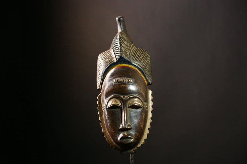 African masks Antique Baule Antique Masks Wall Hanging Antiques Masks -G4143