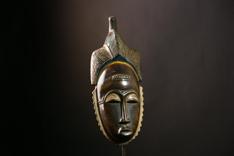 African masks Antique Baule Antique Masks Wall Hanging Antiques Masks -G4143