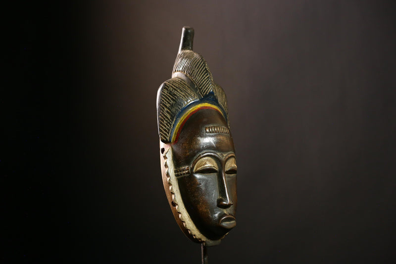 African masks Antique Baule Antique Masks Wall Hanging Antiques Masks -G4143