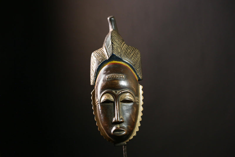 African masks Antique Baule Antique Masks Wall Hanging Antiques Masks -G4143