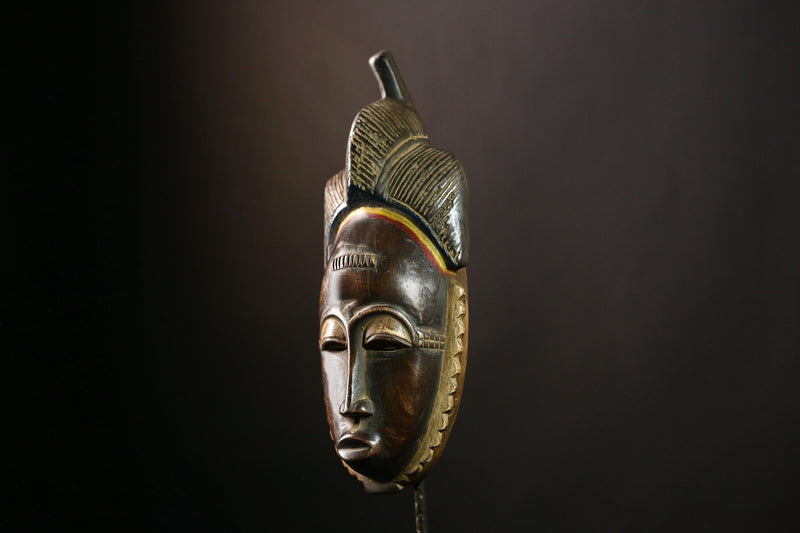 African masks Antique Baule Antique Masks Wall Hanging Antiques Masks -G4143