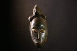 African Guro mask Vintage Home Decor Wall Hanging Unique Tribal Art Piece-5656