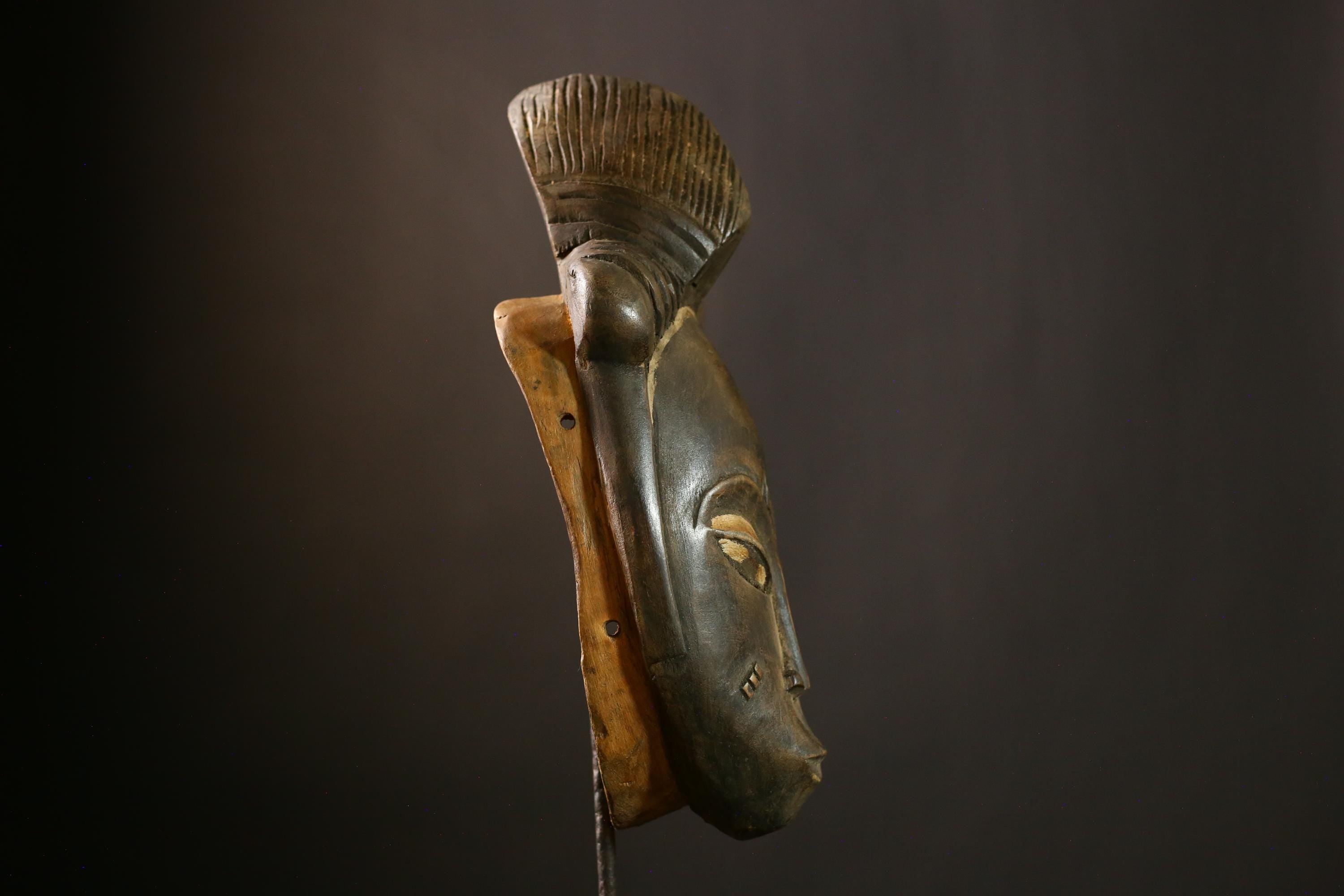 African Guro mask Vintage Home Decor Wall Hanging Unique Tribal Art Piece-5656