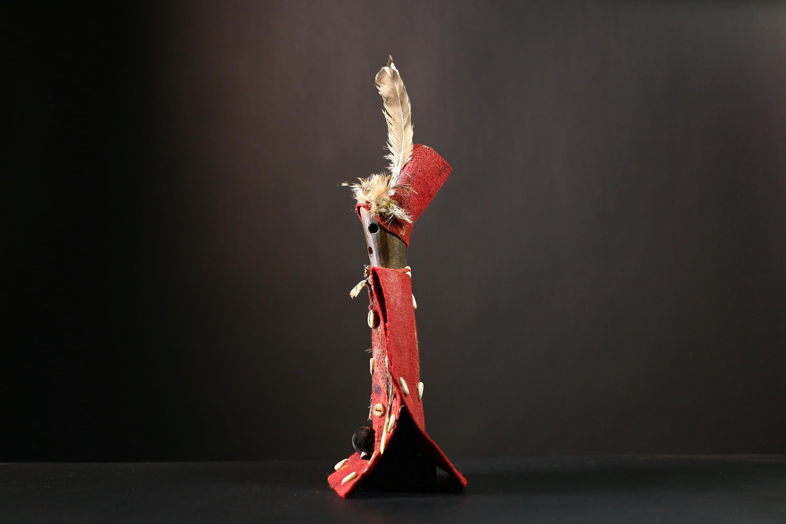 African Nkisi Nkondi Statue African Tribal Fetish Figure Kongo Collectible-G4215