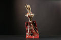 African Nkisi Nkondi Statue African Tribal Fetish Figure Kongo Collectible-G4215