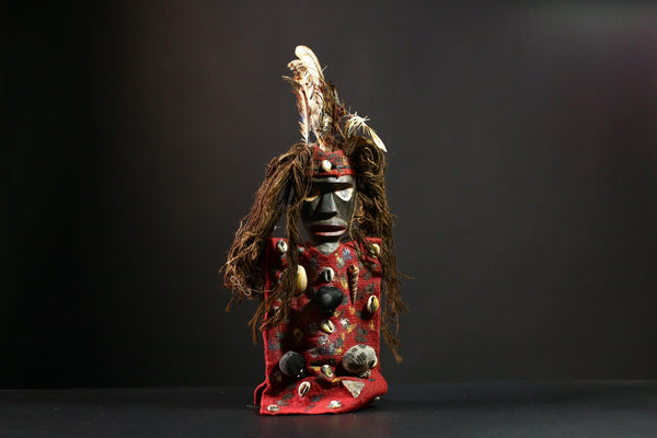 Africa Nkondi Nkisi Statue Authentic Tribal Voodoo Art Sculpture Unique Home Decor Collectible African Cultural Heritage-G4224