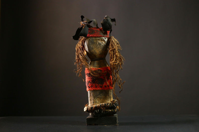 Africa Nkisi Voodoo Statue Sculpture - Kongo Spirit Figure, Collectible Art Object, Unique African Decor, Handmade Cultural Piece-G4221