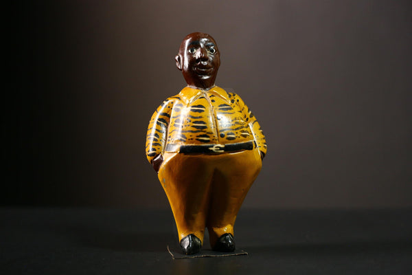 African MAN Original Solid Hand Painted Hardwood Sculpture Kenya-G4255