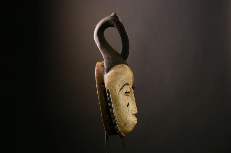 African Baule Mask Handcrafted Wall Art | Unique Home Decor | African Masks for Wall | Cultural Sculpture for Collectors-G4039