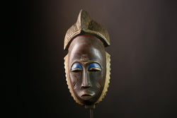 African Baule Mask Handcrafted Wall Art | Unique Home Decor | African Masks for Wall | Cultural Sculpture for Collectors-G4033