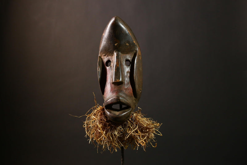 African wood mask antiques Mask Dan Kran Mask African mask wall mask-G4272