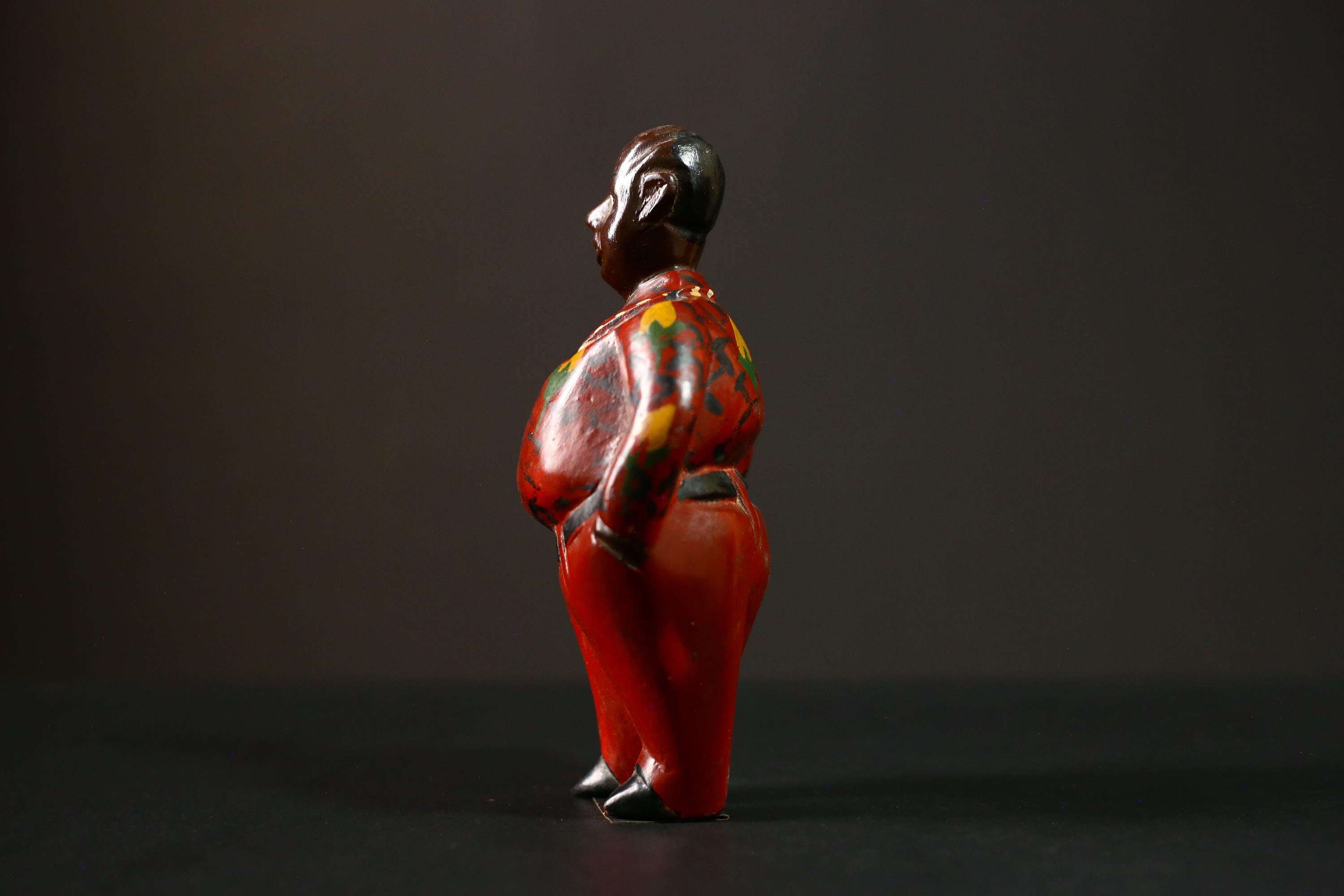 African Hand-Painted Hardwood Art, Authentic African Decor, Unique Home Collectible, Cultural Wooden Masterpiece for Display-G4267