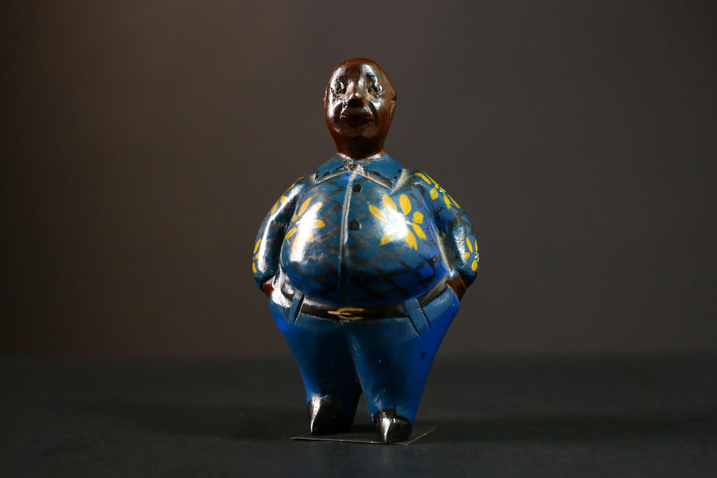 African Ken Hand-Painted Hardwood Sculpture African Art Home Decor-G4266