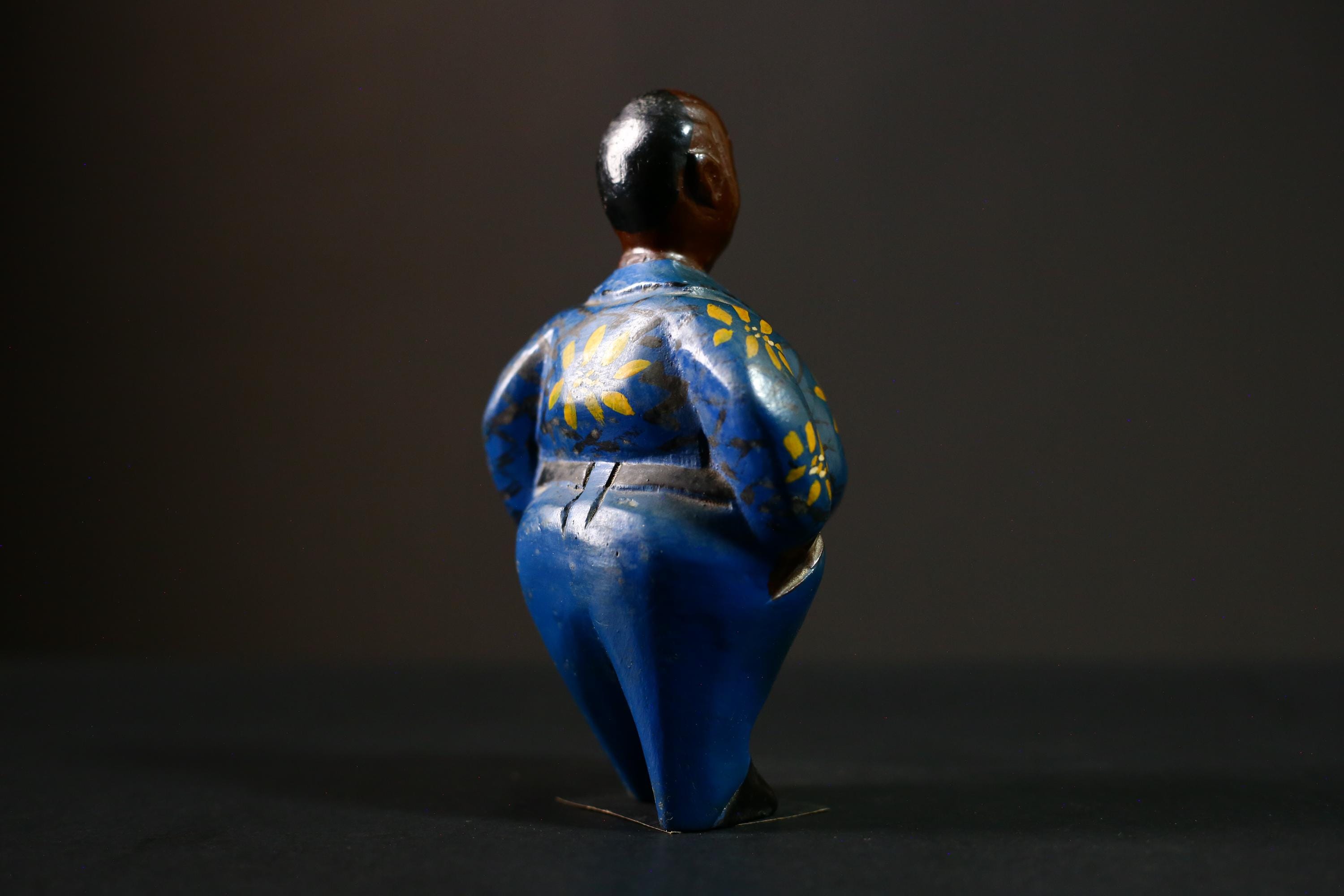 African Ken Hand-Painted Hardwood Sculpture African Art Home Decor-G4266