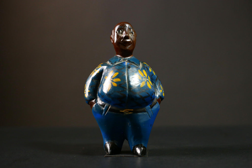 African Ken Hand-Painted Hardwood Sculpture African Art Home Decor-G4266