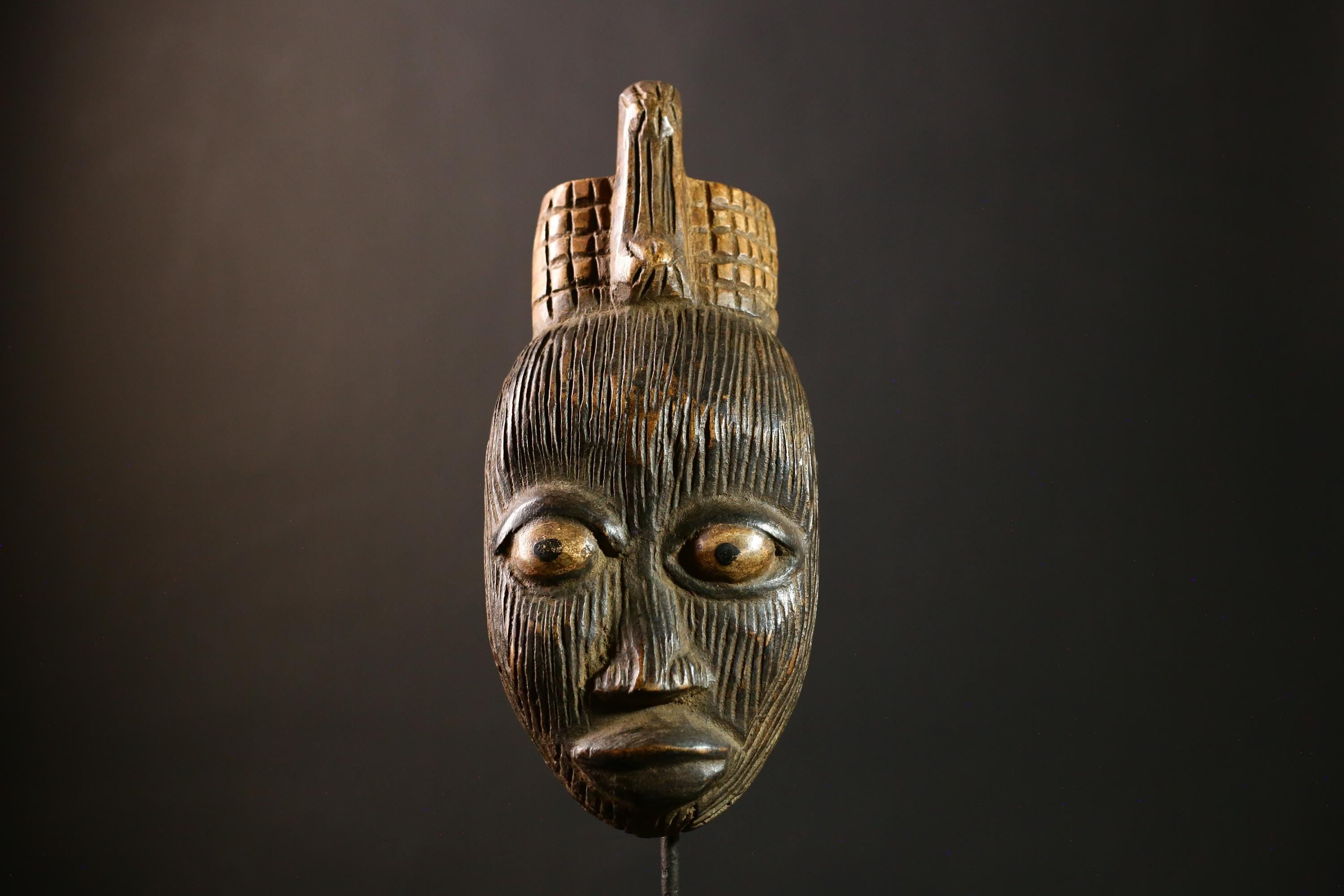 African Mask Handcrafted Wooden Unique Wall Hanging Decor Mask -G4287