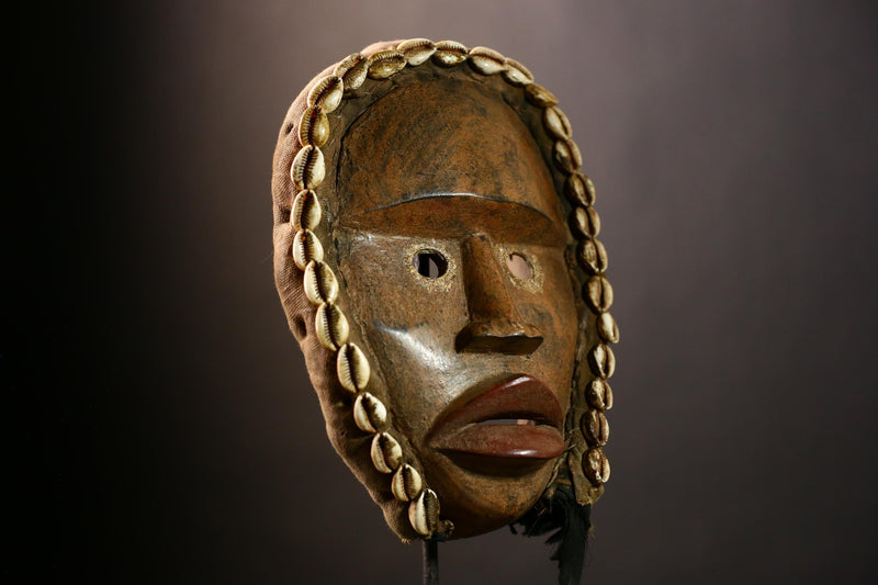 Authentic African Handcrafted Decorative Dan Mask Unique Wall Art for Home Interior Decor-6600