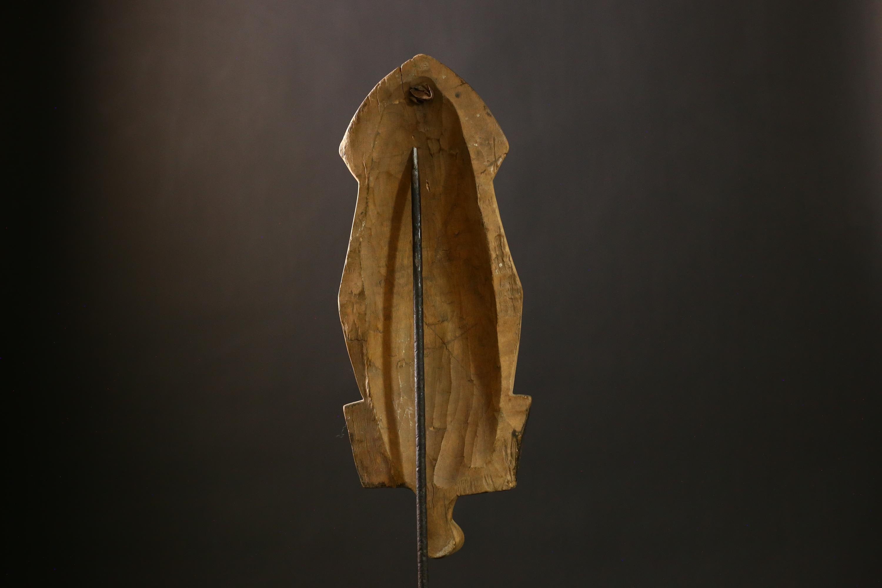 African Tribal Art Collectible Vintage Fang Mask for Authentic Cultural Wooden Wall Decoration and Traditional Face Sculpture-3377