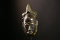 African Baule Mask Antique Wooden Tribal Wall Art Unique Home Decor -G4144
