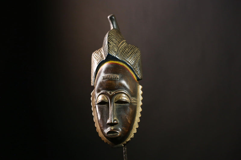 African masks Antique Baule Antique Masks Wall Hanging Antiques Masks -G4143