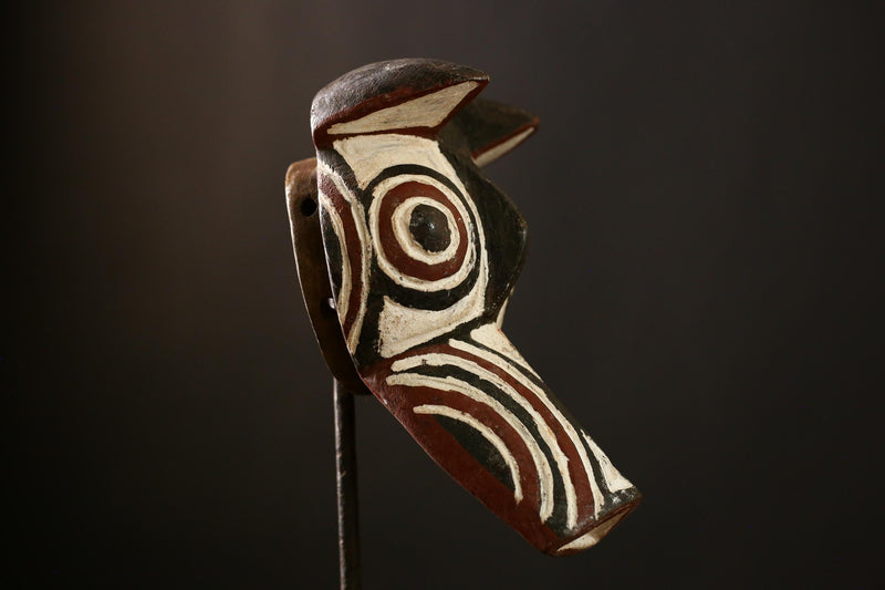 African hunting BOBO dog Bwa Mask Tribal Wall Hanging Kurumba Mossi-G4168