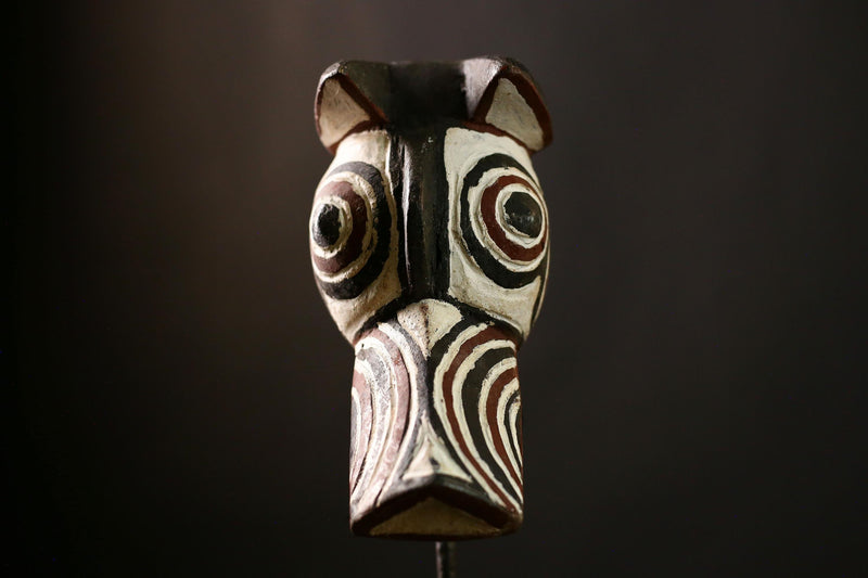 African hunting BOBO dog Bwa Mask Tribal Wall Hanging Kurumba Mossi-G4168