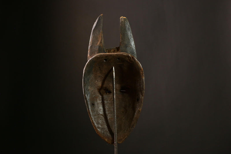 African Guro Mask Vintage Hand Carved Wooden Wall Hanging Tribal Art Decor-5469