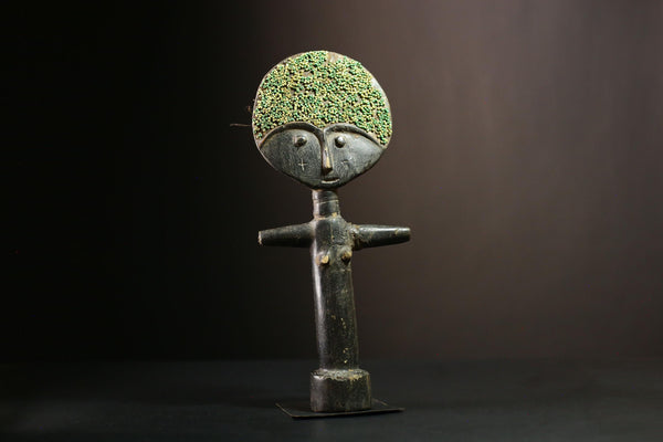 African Ashanti Akuaba Doll | Hand Carved Wood Art | Unique Fertility Gift | Ethnic Home Decor | Authentic Tribal Collectible-G1254
