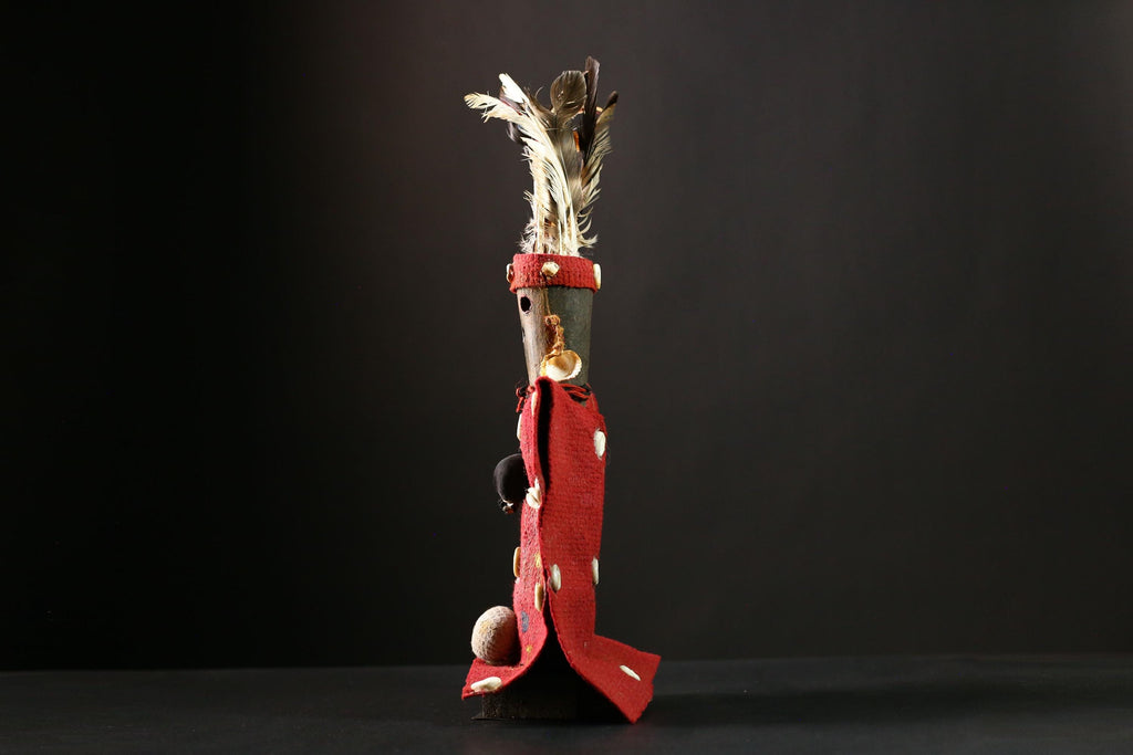 African Voodoo Nkisi Nkondi Statue Vintage Collectible Doll Piece Statue -G4186