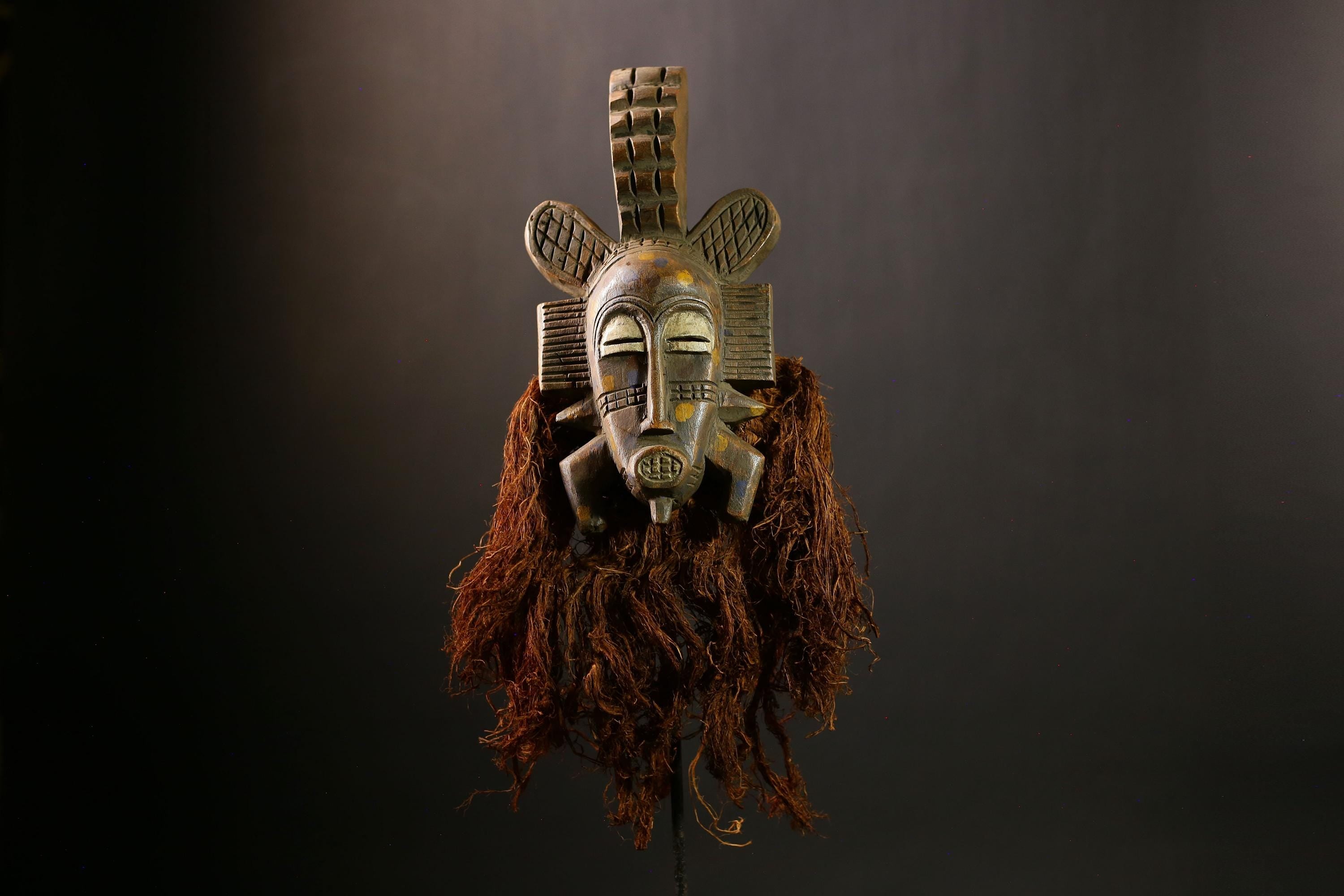 African Senufo Mask | Unique Handcrafted Tribal Wall Art | Home Decor Gift | Artisan Wall Accent | Cultural Decor Piece-G4424