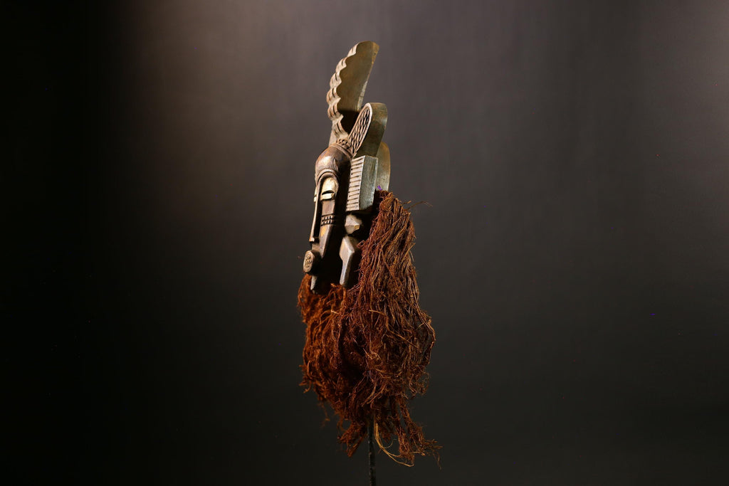 African Senufo Mask | Unique Handcrafted Tribal Wall Art | Home Decor Gift | Artisan Wall Accent | Cultural Decor Piece-G4424