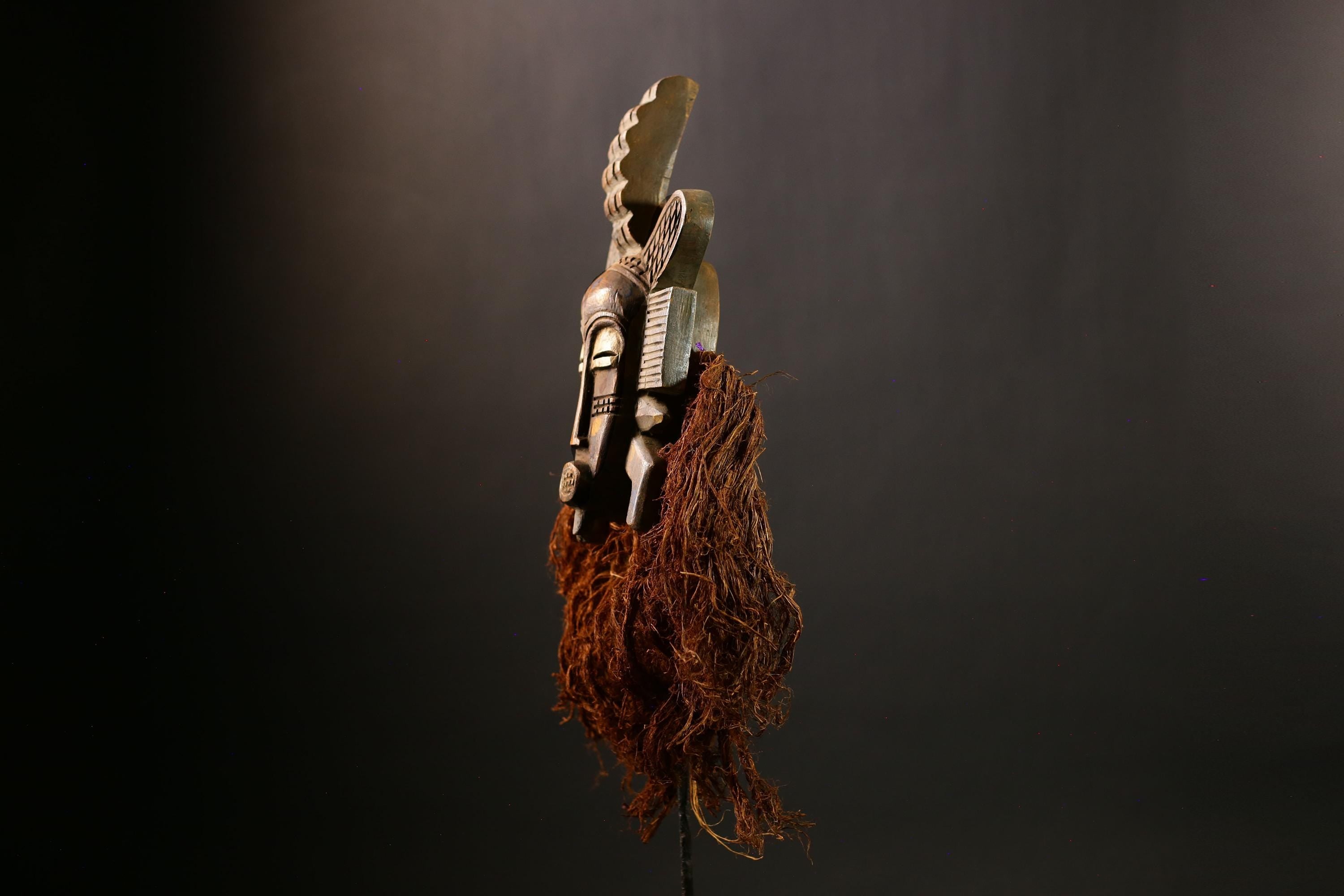 African Senufo Mask | Unique Handcrafted Tribal Wall Art | Home Decor Gift | Artisan Wall Accent | Cultural Decor Piece-G4424